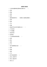 初中生物中考复习 初中生物实验突破（通用版）：观察种子的结构课后作业