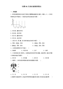 初中生物中考复习 专题08 人体内废物的排出（原卷版）