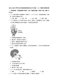 江苏省南通市海安市2022-2023学年八年级上学期期末生物试卷