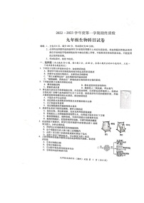 广东省揭阳市榕城区2022-2023学年九年级上学期期末考试生物试题