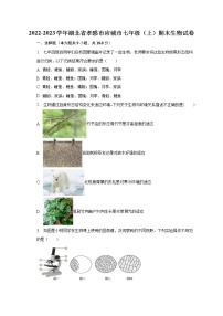 2022-2023学年湖北省孝感市应城市七年级（上）期末生物试卷（含解析）