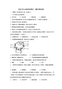 2023年云南省昆明市一模生物试卷（含解析）