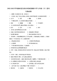 2022-2023学年陕西省宝鸡市凤翔县柳林中学七年级（下）段考生物试卷（含解析）