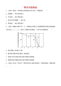 初中生物中考复习 05专题五 专题精练