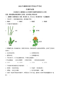 初中生物中考复习 精品解析：2022年辽宁省盘锦市中考生物真题（原卷版）