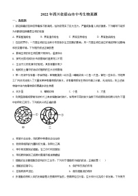 初中生物中考复习 精品解析：2022年四川省眉山市中考生物真题（原卷版）