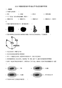 初中生物中考复习 精品解析：陕西省2020年中考生物试题（原卷版）