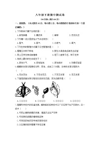 冀教版生物八年级下册期中模拟测试卷（二）（含答案）