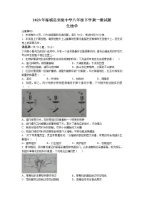 2023年河南省商丘市柘城县实验中学中考一模生物试题