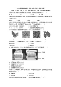 2023年广东省深圳市龙华区大浪实验学校一模生物试题(含答案)