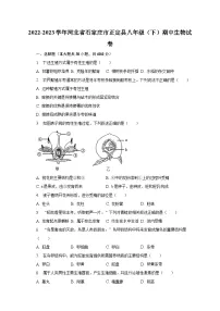 2022-2023学年河北省石家庄市正定县八年级（下）期中生物试卷（含解析）