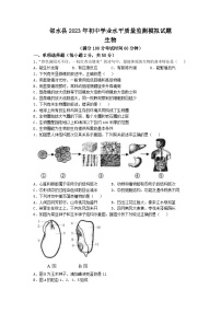 2023年四川省广安市邻水县中考一模生物试题