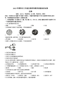 2023年福建省莆田市中考二模生物试题(含答案)