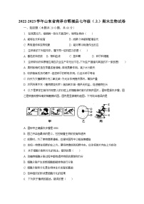 2022-2023学年山东省菏泽市郓城县七年级（上）期末生物试卷（含解析）