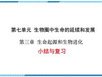 初中生物第三章 生命起源和生物进化综合与测试优秀复习ppt课件