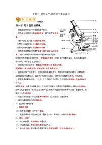 专题03 细胞是生命活动的基本单位-2022年中考生物一轮复习抓重点考典型（人教版）