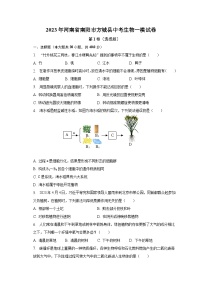 2023年河南省南阳市方城县中考生物一模试卷（含解析）