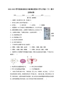 2022-2023学年陕西省西安市新城区爱知中学七年级（下）期中生物试卷（含解析）