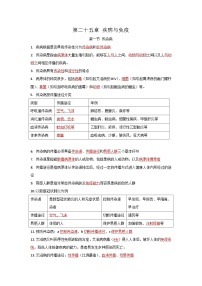 第二十五章 疾病与免疫——【期末复习】八年级生物下册章节知识点梳理（苏教版八下）