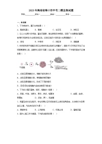 2023年海南省海口市中考二模生物试题（含解析）