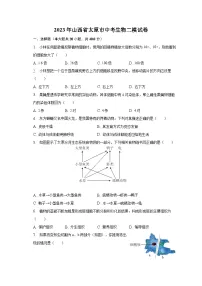 2023年山西省太原市中考生物二模试卷（含答案）