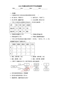 2023年湖北省宜昌市中考生物真题（含答案）