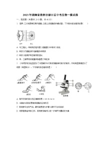 2023年湖南省株洲市渌口区中考生物一模试卷（含解析）