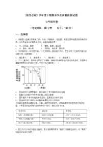 四川省成都市高新区2022-2023学年七年级下学期期末生物试题