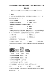 2023年湖南省长沙市岳麓区湖南师大附中博才实验中学三模生物试题（含答案）