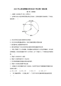 2023年山东省聊城市阳谷县中考生物二模试卷(含解析)