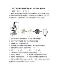 2023年安徽省淮南市谢家集区中考生物三模试卷（含解析）