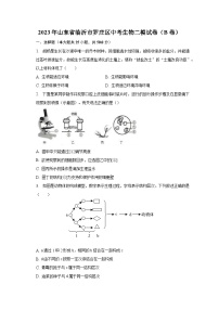 2023年山东省临沂市罗庄区中考生物二模试卷（B卷）（含解析）