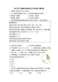 2023年广西柳州市柳北区中考生物二模试卷（含解析）