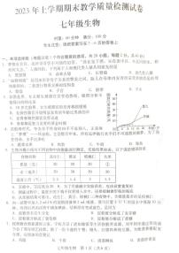 湖南省衡阳市衡南县2022--2023学年七年级下学期期末教学质量检测生物试卷