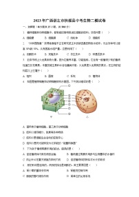 2023年广西崇左市扶绥县中考生物二模试卷（含解析）