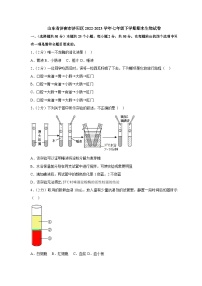 山东省济南市济阳区2022-2023学年七年级下学期期末生物试卷（含答案）