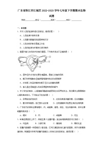 广东省阳江市江城区2022-2023学年七年级下学期期末生物试题（含答案）