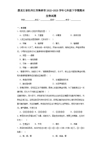 黑龙江省牡丹江市海林市2022-2023学年七年级下学期期末生物试题（含答案）