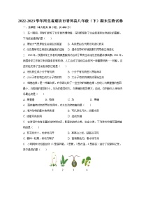 2022-2023学年河北省廊坊市香河县八年级（下）期末生物试卷（含解析）