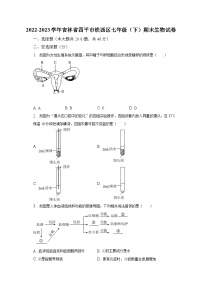 吉林省四平市铁西区2022-2023学年七年级下期末生物试卷（含答案）