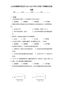 山东省淄博市张店区2022-2023学年六年级下学期期末生物试题（含答案）