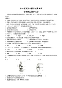 七年级上学期期末生物试题