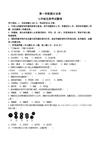 七年级上学期期末生物试题