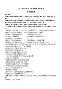 河南省平顶山市汝州市2022-2023学年七年级下学期期末生物试题（含答案）