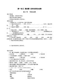 初中生物冀少版七年级上册第五节 节肢动物精品导学案