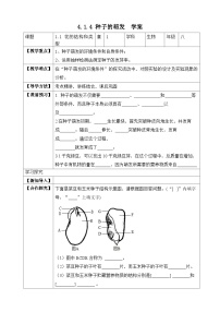 济南版八年级上册第四节 种子的萌发优质导学案