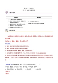 初中生物人教版 (新课标)七年级下册第一节 食物中的营养物质优秀精练