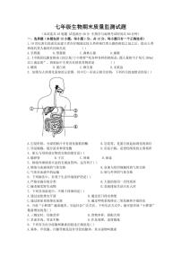 辽宁省铁岭市昌图县2022-2023学年七年级下学期生物期末考试卷（图片版含答案）