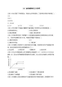 （4）绿色植物的三大作用——2023年中考生物真题专项汇编