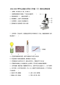 山西省大同市2022-2023学年八年级下学期期末生物试卷